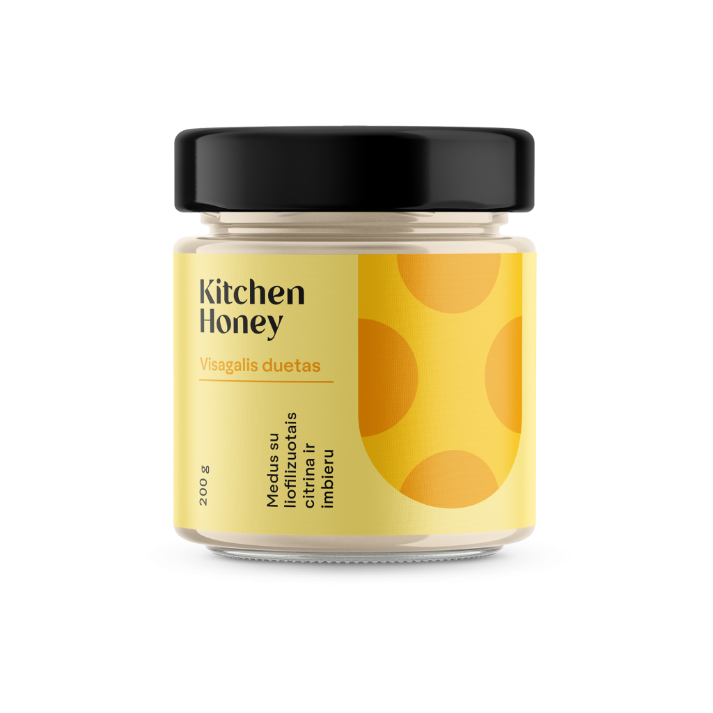Medus su imbieru ir citrina - trijų super produktų derinys. Aštriai gaivinantis, ir visada nuraminantis skaudančią gerklę.
