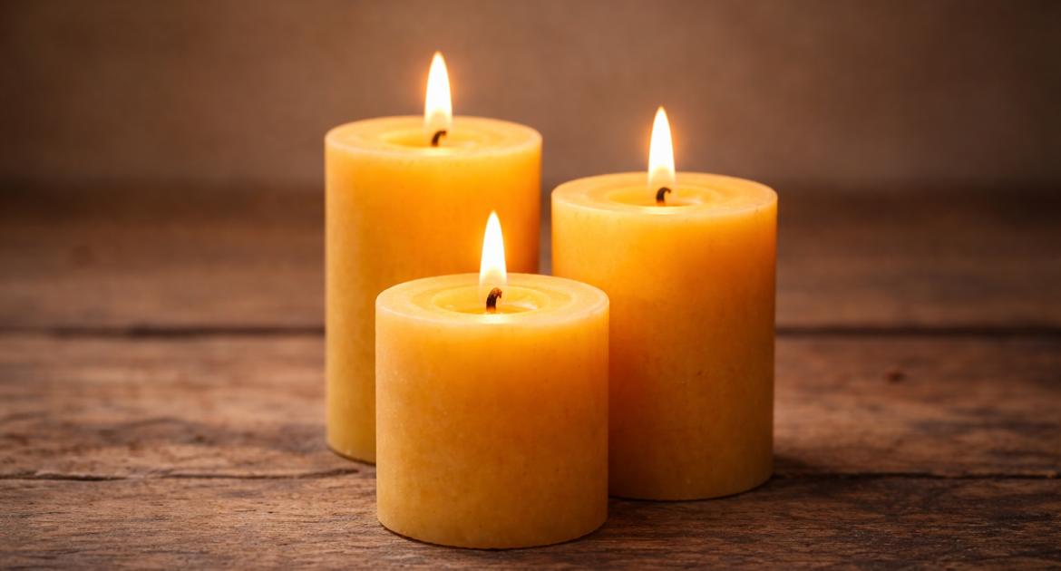 Kaip teisingai deginti bičių vaško žvakes?
